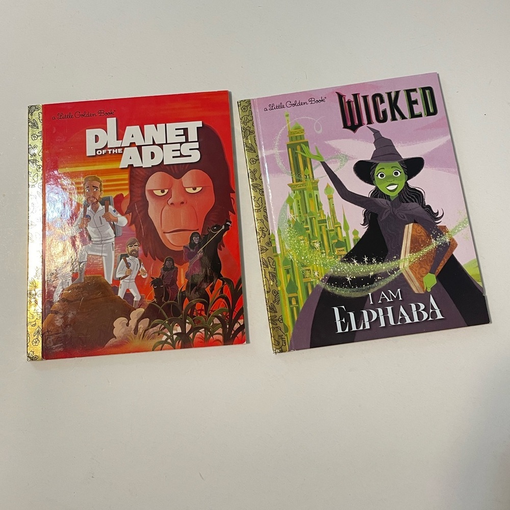 Little Golden Book I Am Elphaba Wicked & Planet of the Apes Children Story Book